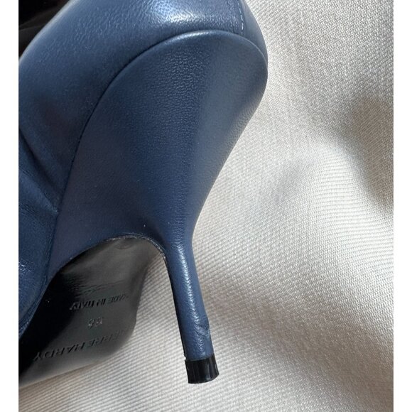 Pierre Hardy Gathered Pumps in Navy, size 38 - Picture 7 of 8